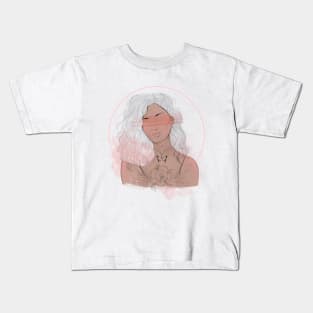 Floral Girl Kids T-Shirt